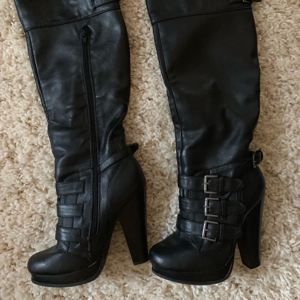 Knee high boots